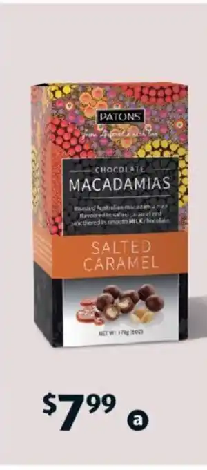 ALDI Patons Chocolate Macadamia Gift Box 170g offer