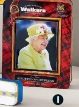 ALDI Walkers 'The Queen' Shortbread Tin 150g offer