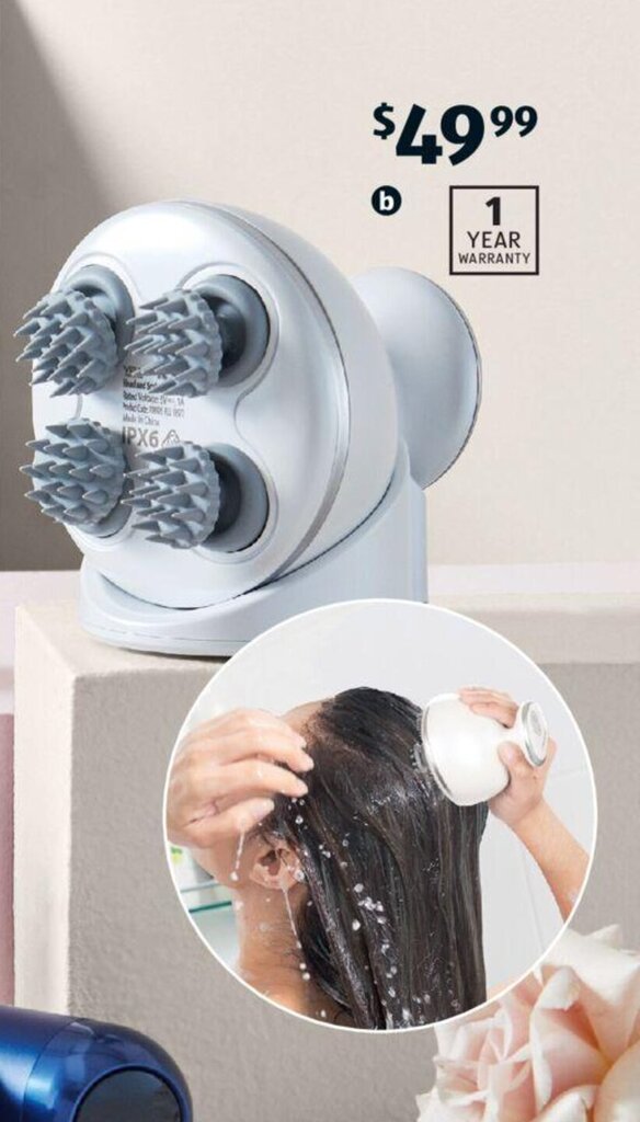 Scalp and Head Massager offer at ALDI
