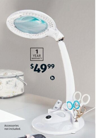 ALDI Magnified Task Lamp offer