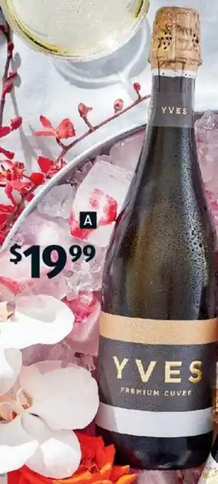 ALDI Yves Premium Cuvee Yarra Valley Sparkling NV 750ml offer