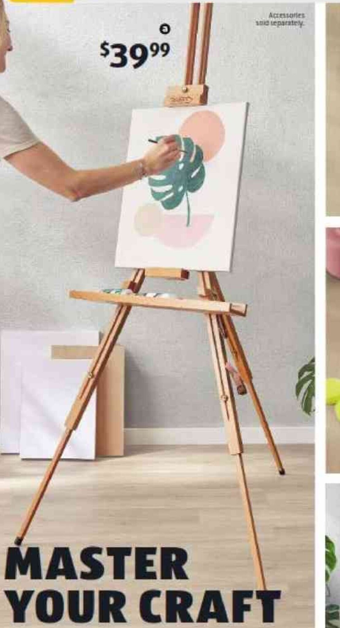 Tripod Easel offer at ALDI