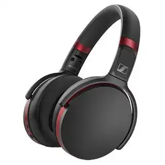 JB Hi-Fi Sennheiser HD 458BT Over-Ear Wireless Noise Cancelling Headphones (Black/Red) offer