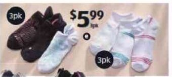 ALDI Women's Fitness Socks 3PK offer
