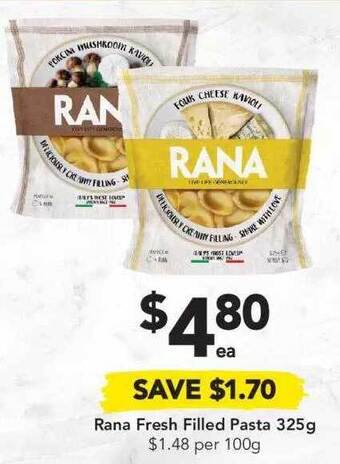 Drakes Rana Fresh Filled Pasta 325g offer