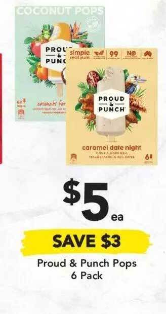 Proud & Punch Pops 6 Pack
