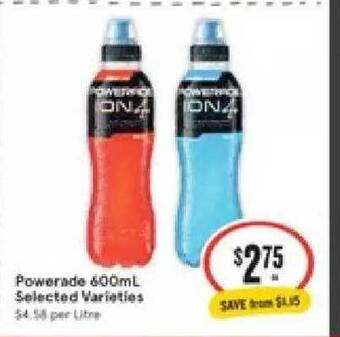 Powerade 600mL