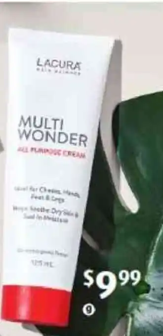 ALDI Lacura Skin Science Multi Wonder All Purpose Cream 125ml offer