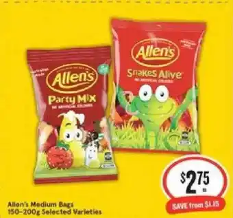 IGA Allen's Medium Bags 150-200g offer
