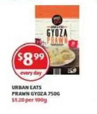 ALDI Urban Eats Prawn Gyoza 750g offer