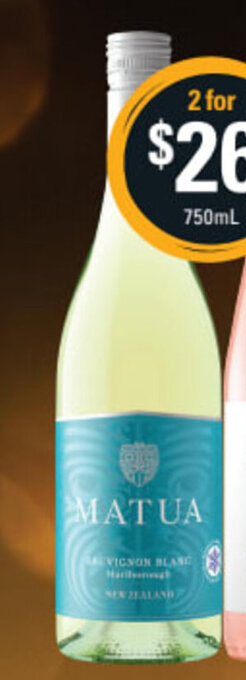 Cellarbrations Matua Sauvignon Blanc Range 750ml offer