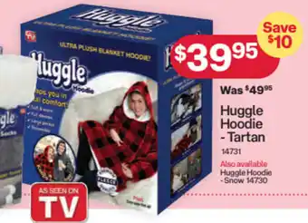 Huggle Hoodie Tartan offer at Australia Post