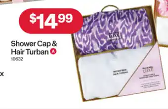 Luxe Shower Cap & Hair Turban