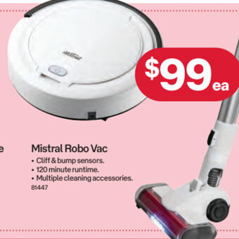 Australia Post Mistral Robo Vac offer