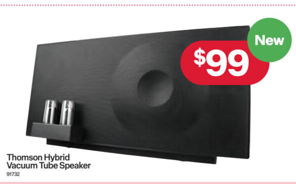 Thomson Hybrid Vacuum Tube Speaker offer at Australia Post
