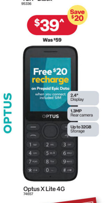 Australia Post Optus X Lite 4G offer