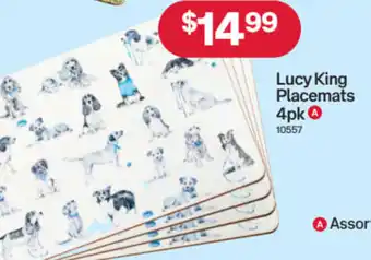 Lucy King Placemats 4pk