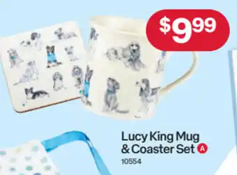 Australia Post Lucy King Mug & Coaster Set offer