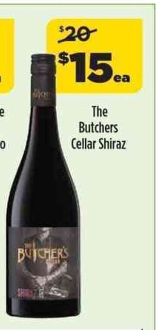 Liquorland The Butchers Cellar Shiraz offer