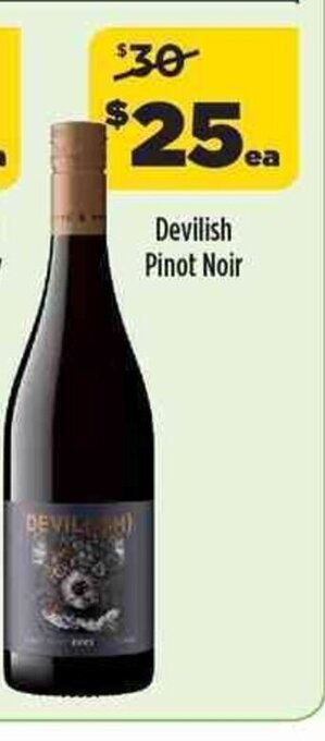 Liquorland Devilish Pinot Noir offer