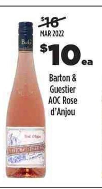 Barton & Guestier AOC Rose d'Anjou