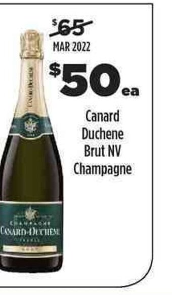 Liquorland Canard Duchene Brut NV Champagne offer