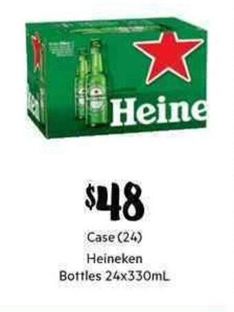 First Choice Liquor Heineken Bottles 24x330ml offer