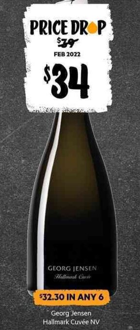 First Choice Liquor Georg Jensen Hallmark Cuvee NV offer