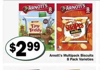 Friendly Grocer Arnott's Multipack Biscuits 8 Pack Varieties offer