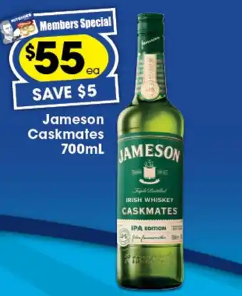 Ritchies Jameson Caskmates 700mL offer