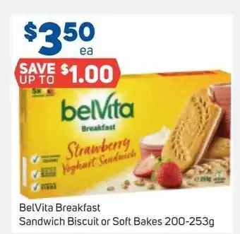 Foodland BelVita Breakfast Sandwich Biscuit Or Soft Bakes 200-253g offer