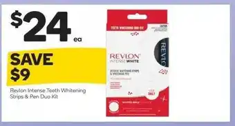 Woolworths Revlon Intense Teeth Whitening Strips & Pen Duo Kit offer