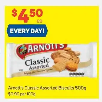 Foodland Arnott's Classic Assorted Biscuits 500g offer