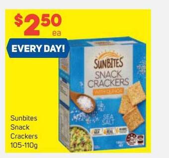 Foodland Sunbites Snack Crackers 105-110g offer