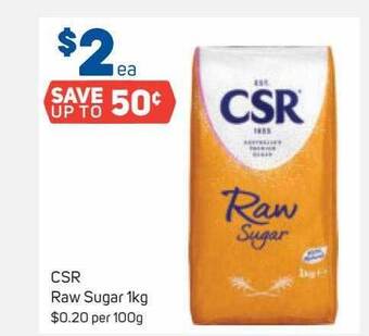 Foodland CSR Raw Sugar 1kg offer