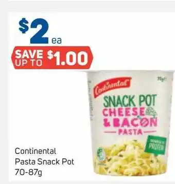 Foodland Continental Pasta Snack Pot 70-87g offer