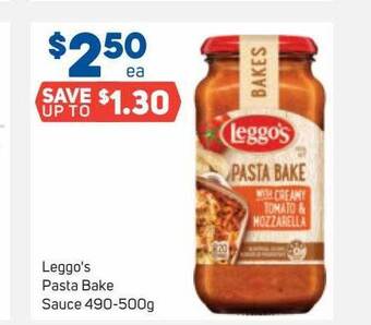 Foodland Leggo's Pasta Bake Sauce 490-500g offer