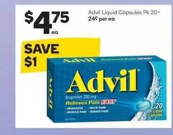 Advil Liquid Capsules