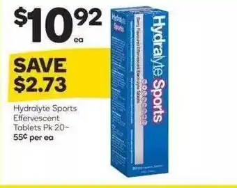 Woolworths Hydralyte Sports Effervescent Tablets offer