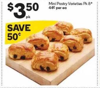 Woolworths Mini Pastry offer