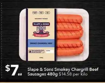 Ritchies Smokey Chargrill Beef Sausages offer