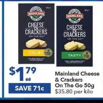 Mainland Cheese & Crackers On The Go