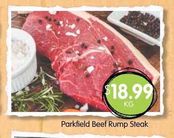 Spudshed Parkfield Beef Rump Steak offer