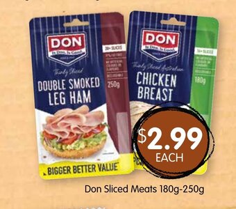 Spudshed Don Sliced Meats 180g-250g offer