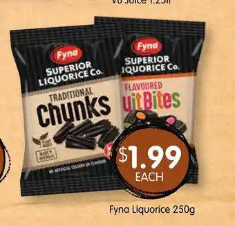 Fyna Liquorice 250g