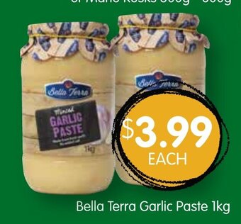 Spudshed Bella Terra Garlic Paste 1kg offer