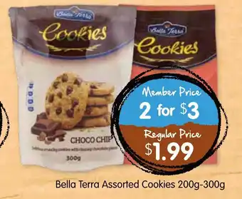 Spudshed Bella Terra Assorted Cookies 200g-300g offer