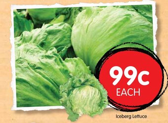 Spudshed Iceberg Lettuce offer