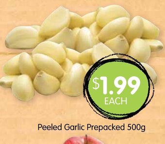 Spudshed Peeled Garlic Prepacked 500g offer