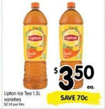Lipton ice tea 1.5L